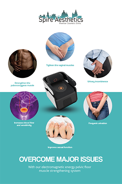 Image of EMS chair to treat Urine leakage Kings Hill from Spire Aesthetics